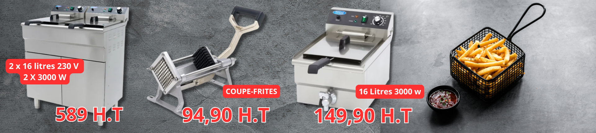 PROMOTION SUR FRITEUSES