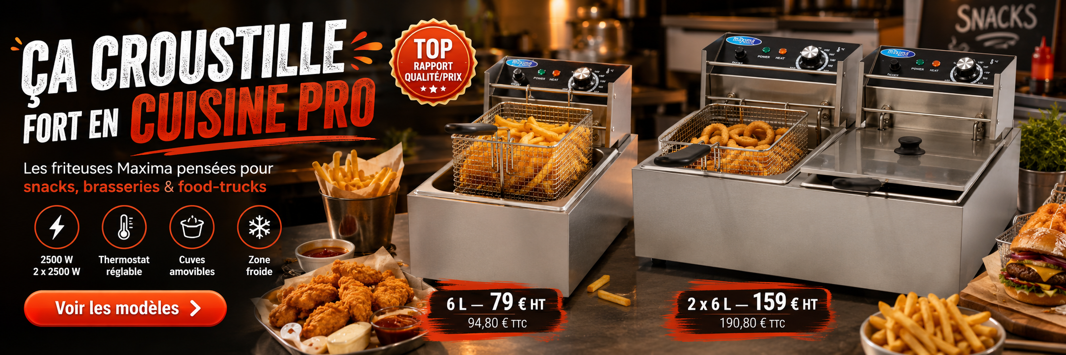 friteuse new 6 litres